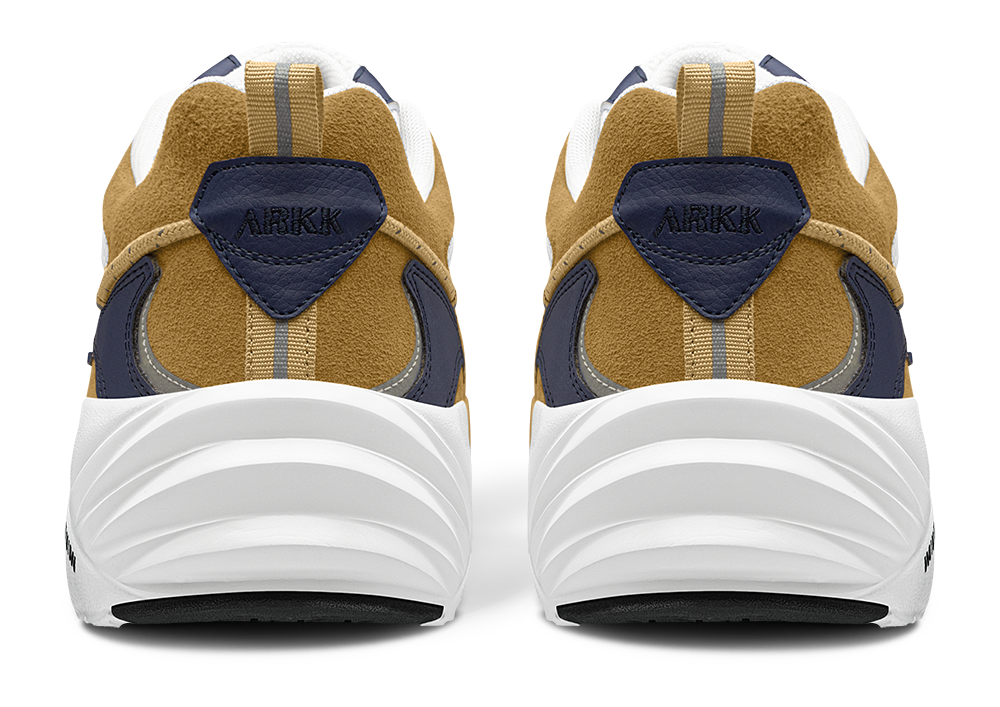 ARKK Collection Tuzon Suede W13 | Honey Mustard Patriot Blue | Men Tuzon